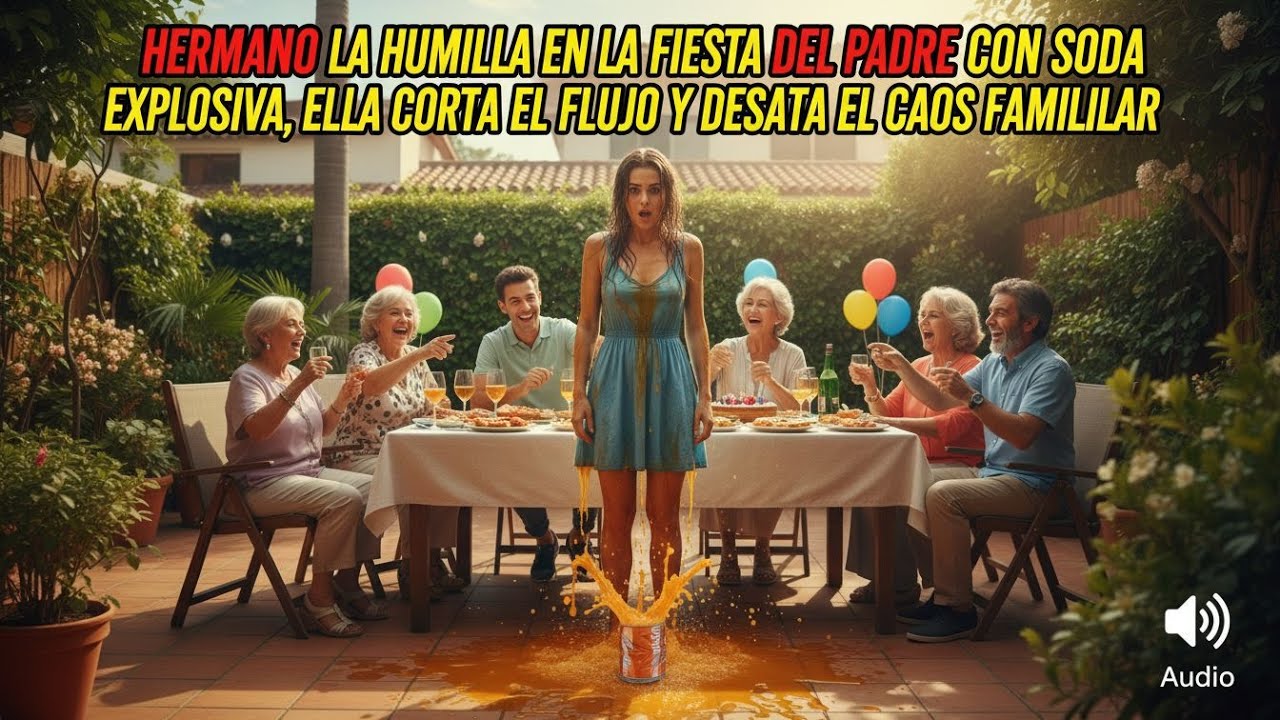 EL HERMANO LA EMPAPA EN SODA ANTE TODOS, LA FAMILIA SE DESMORONA EN DEUDAS.