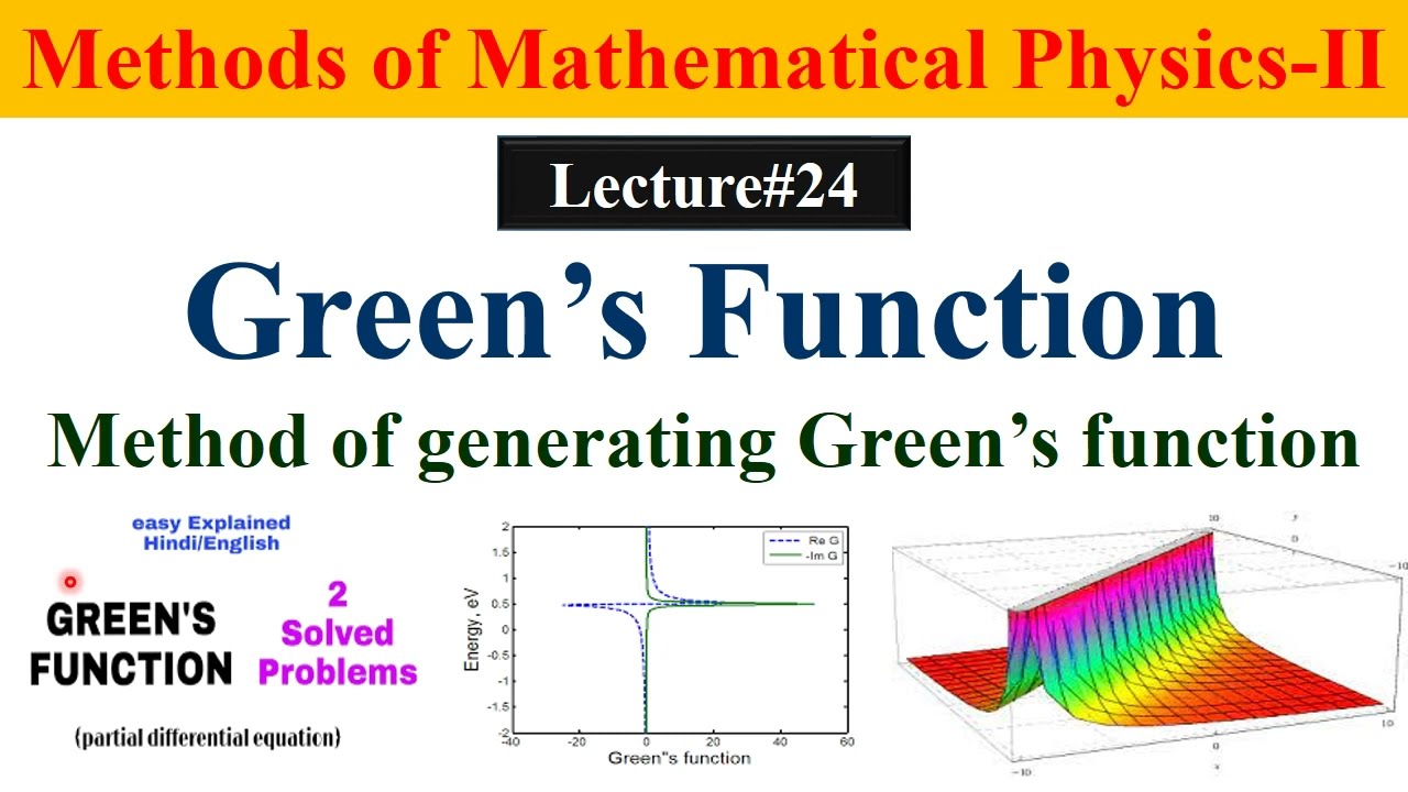 Green's Function | Method of generating Green's Function | Methods of Mathematical Physics