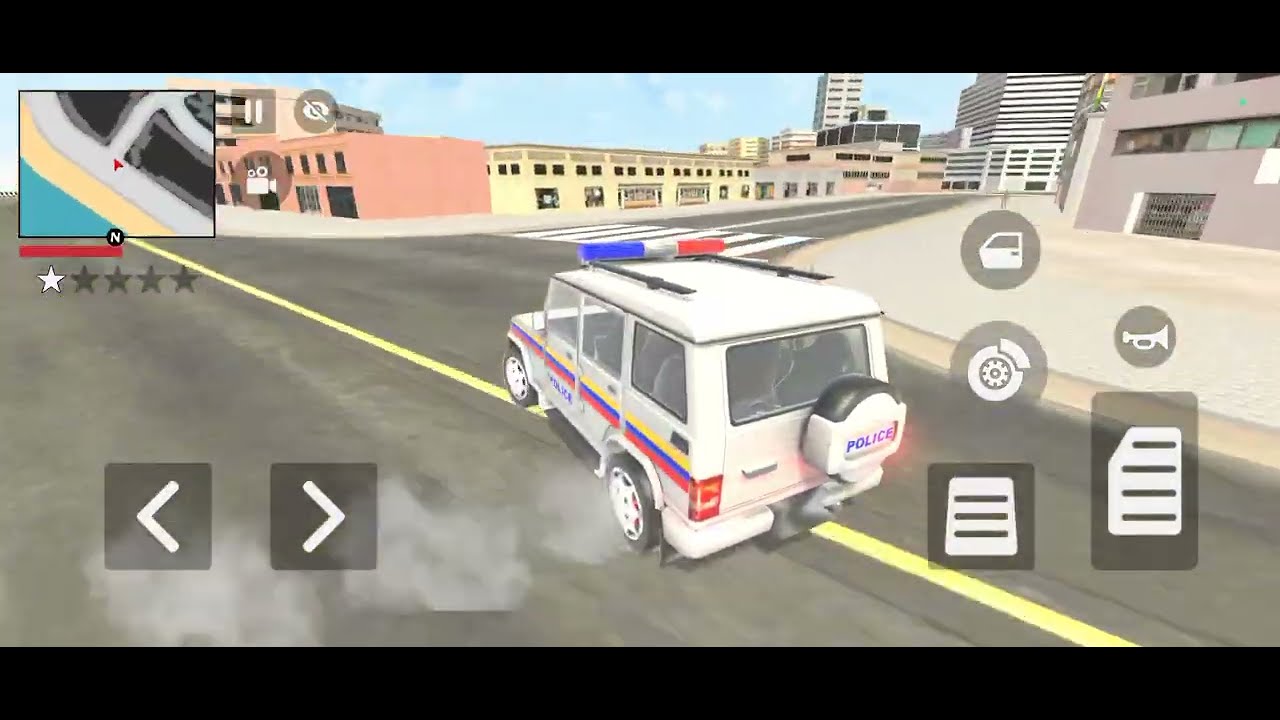 ISMEIN TO POLICE KI GADI CHALANE MEIN MAJA HI A GAYA 😱💪🏻