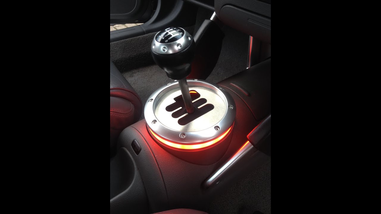 Audi TT Mk1 8N R8 Style 'H' Gate + Illuminated L.E.D Gear Surround