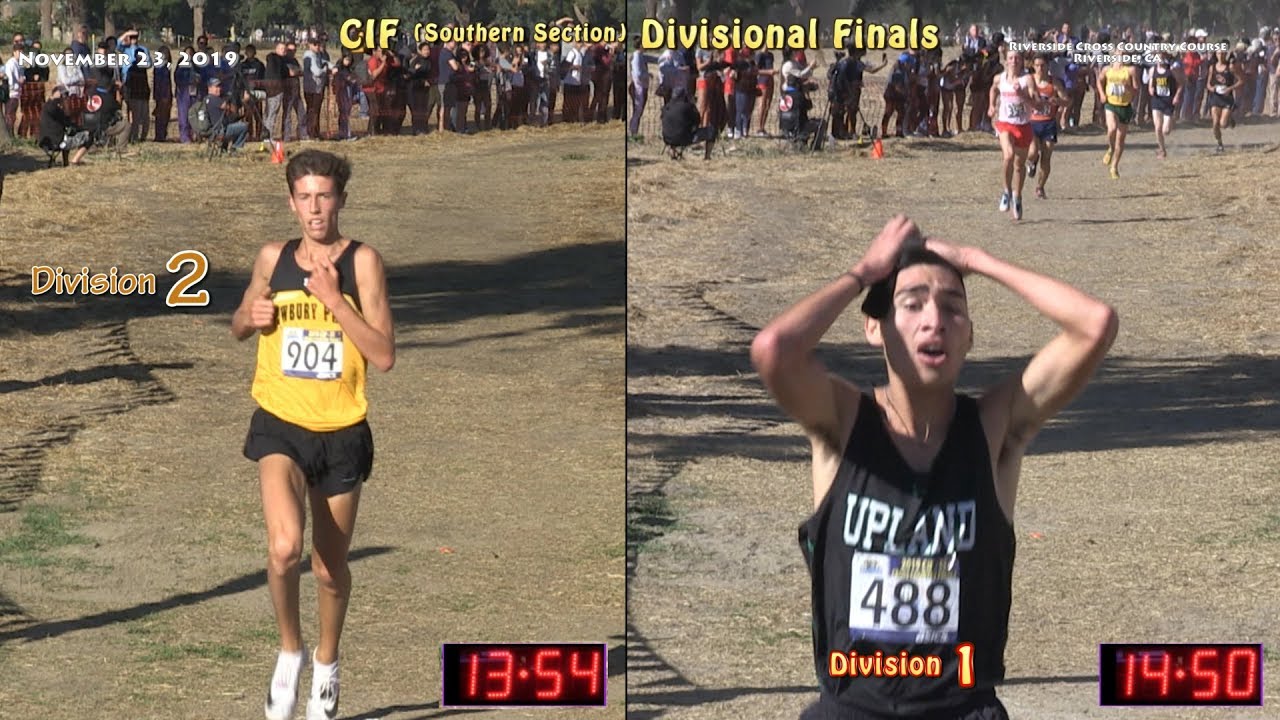 2019 XC - CIF-ss Finals - D1 & D2 Side-By-Side