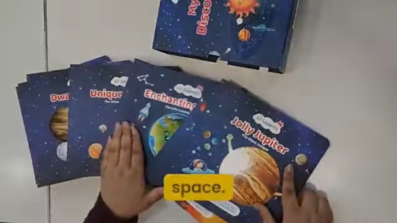 Solar System Board Book Series (Set of 10) | Space Discovery for Kids | Lil Legends