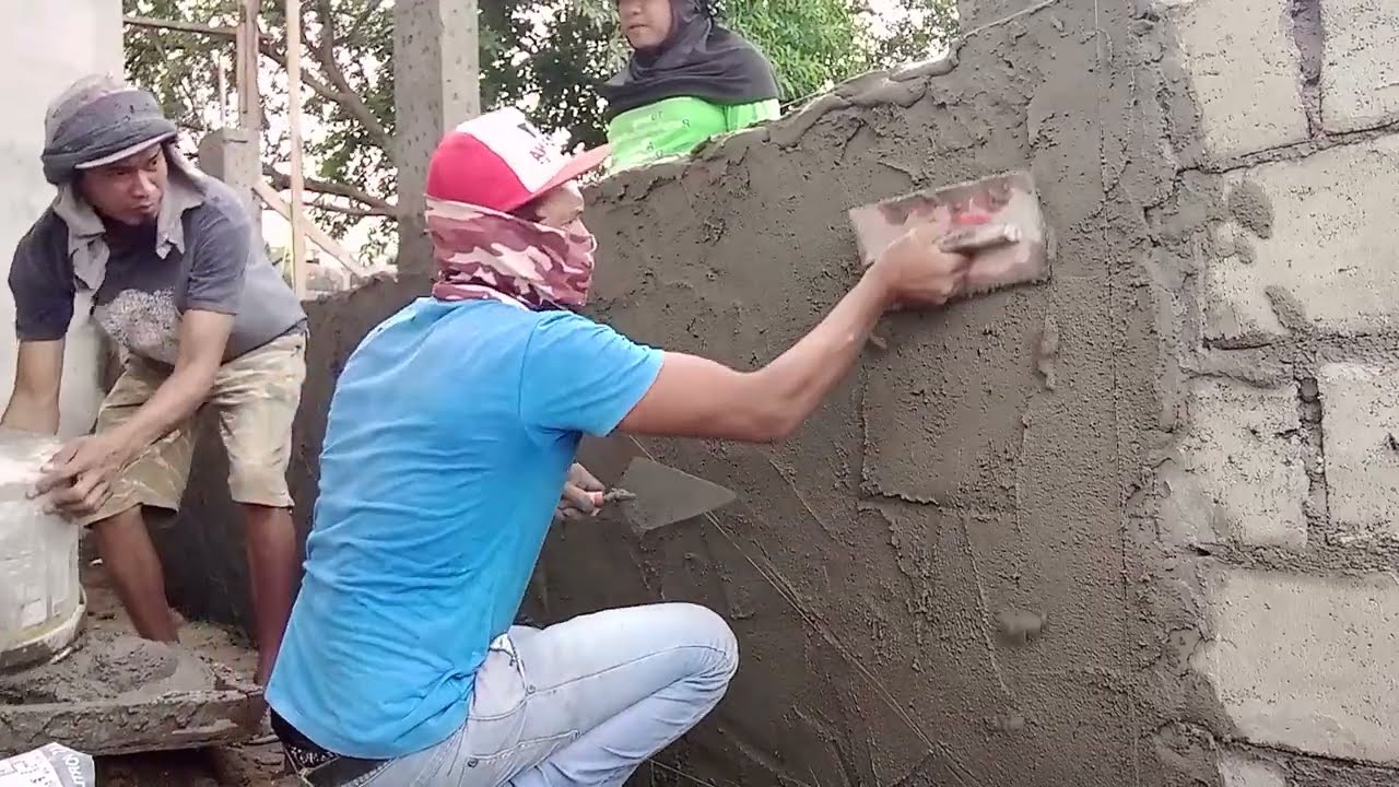 paano mag palitada sa wall