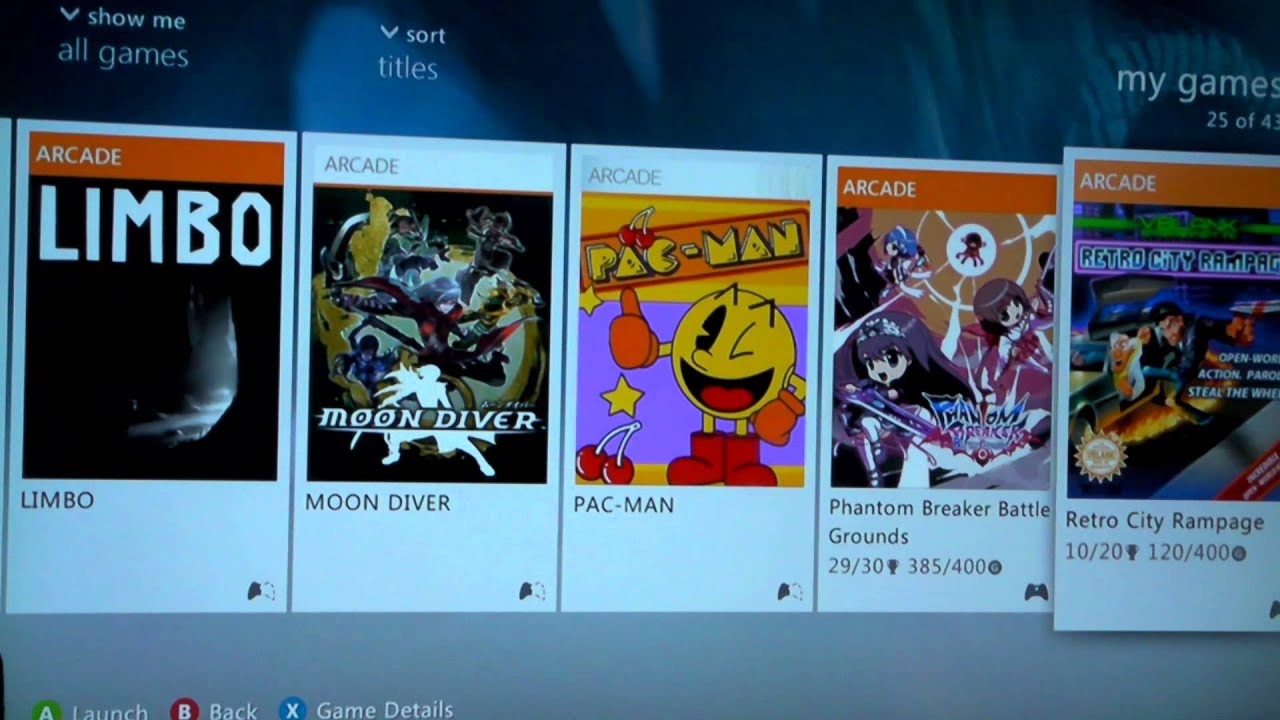 My Xbox Live Arcade Game Collection (XBLA)