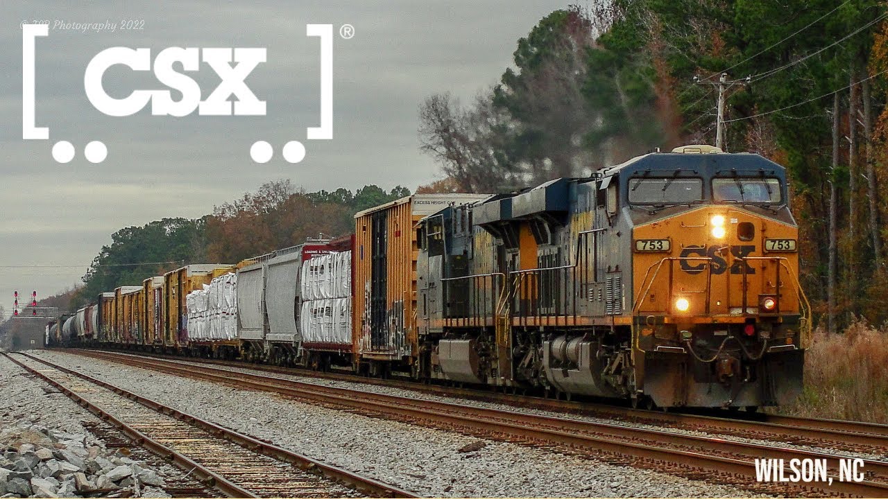 CSX L225 Throttles Up By Wilco with Some Intense GEVO Chugging Action!