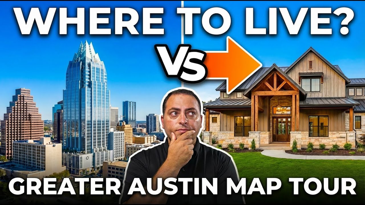 Greater Austin Map Tour | Best Neighborhoods in Austin TX & Moving to Austin Texas
