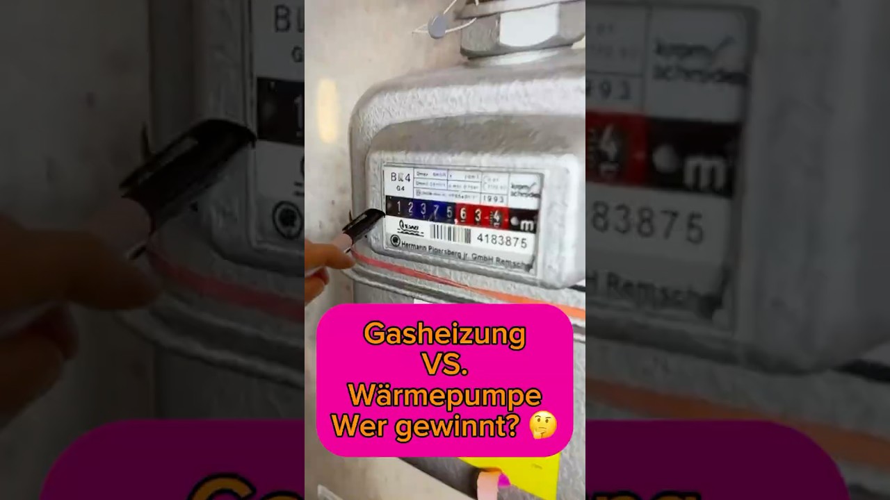 #gasheizung vs. #w&auml;rmepumpe 🔋💡Wer gewinnt? 🫣🤔#gas #heizen #heizenaberrichtig #w&auml;rmepumpen