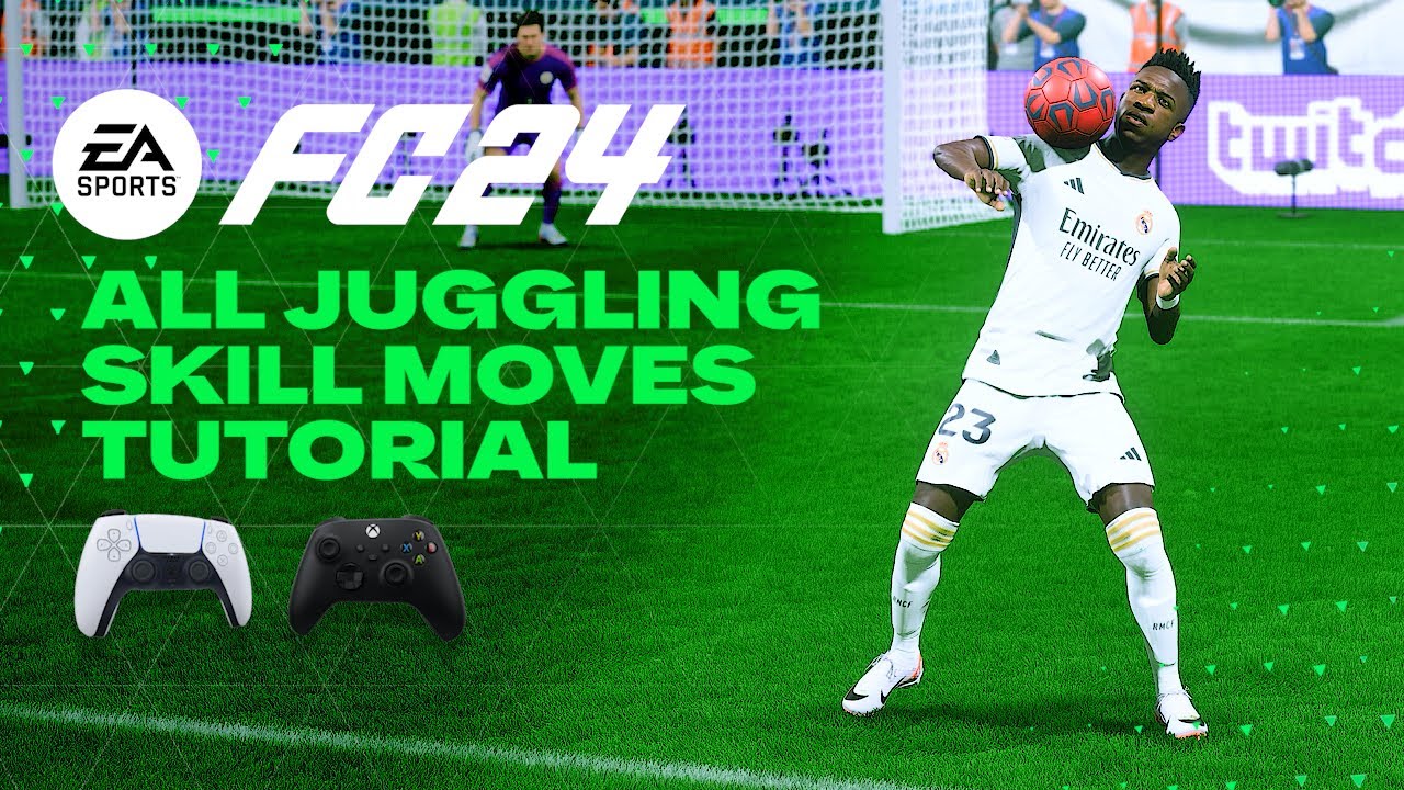 FC 24 | ALL JUGGLING SKILL MOVES TUTORIAL | Xbox & Playstation