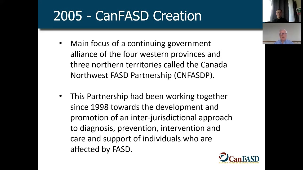 Dr  Alan Bocking Presents on the History of FASD Research