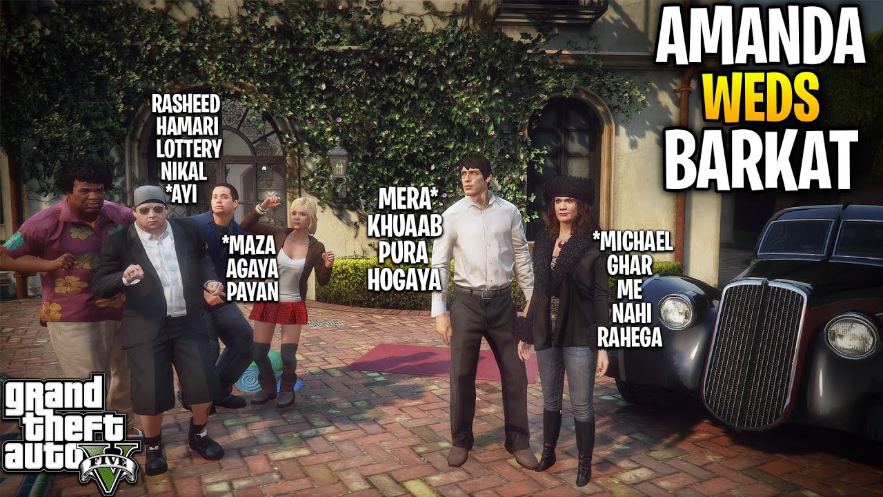 AMANDA WEDS BARKAT KHAN | GTA 5 PAKISTAN