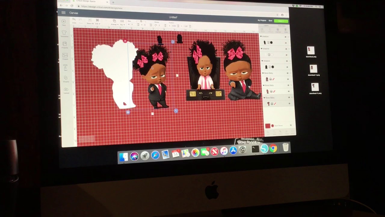 DIY with Cricut Boss Baby Goodie Bags