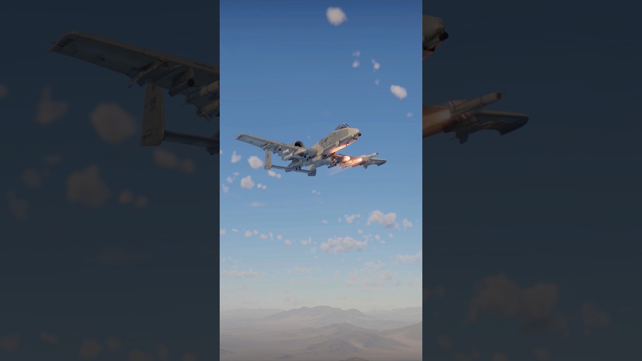 A-10 Warthog Drops a Missile in a Jaw-Dropping Attack Run