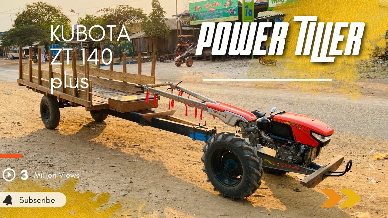 Power Tiller kubota with ZT 140 plus