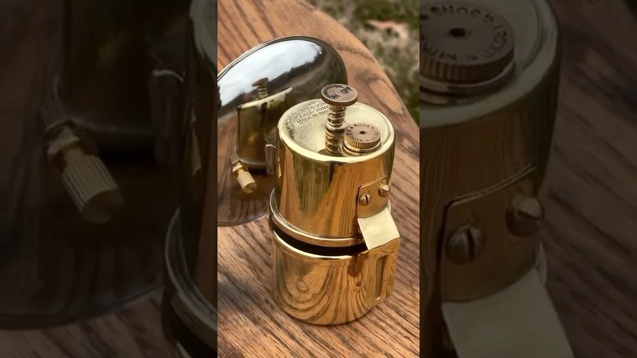 Flashlight&rsquo;s broke? The solution is the carbide lamp!#carbidelamp #carbide #flashlight #ww1 #rdr2.