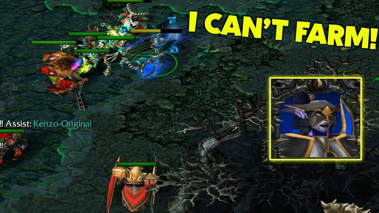 DOTA PHANTOM ASSASSIN - MORTRED CAN'T FARM (REVENGE IS SWEET)