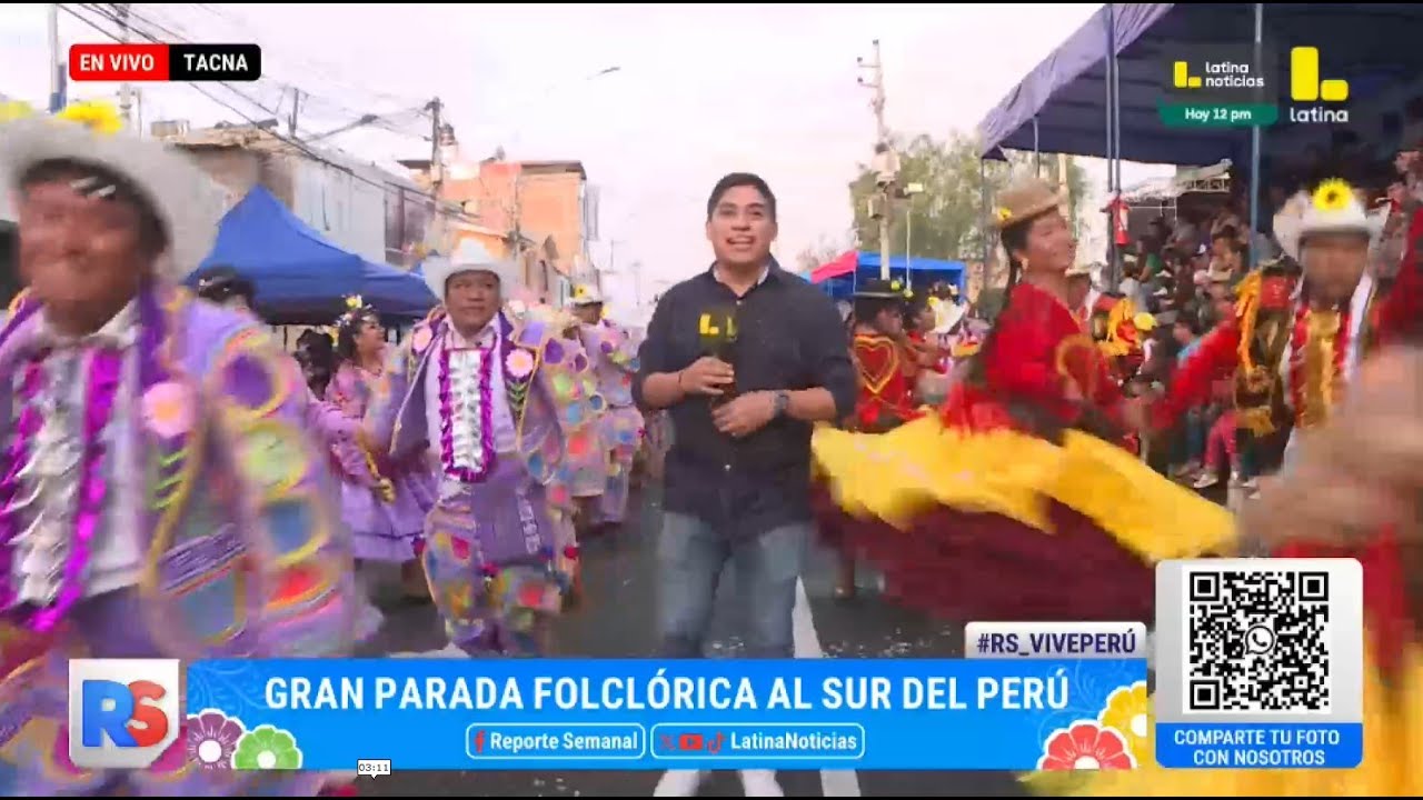 RS | Gran parada folclórica al sur del Perú