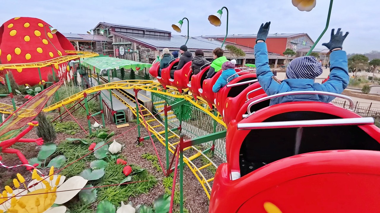 Erdbeer Raupenbahn | Onride / POV | Karls Erlebnisdorf Döbeln 2024
