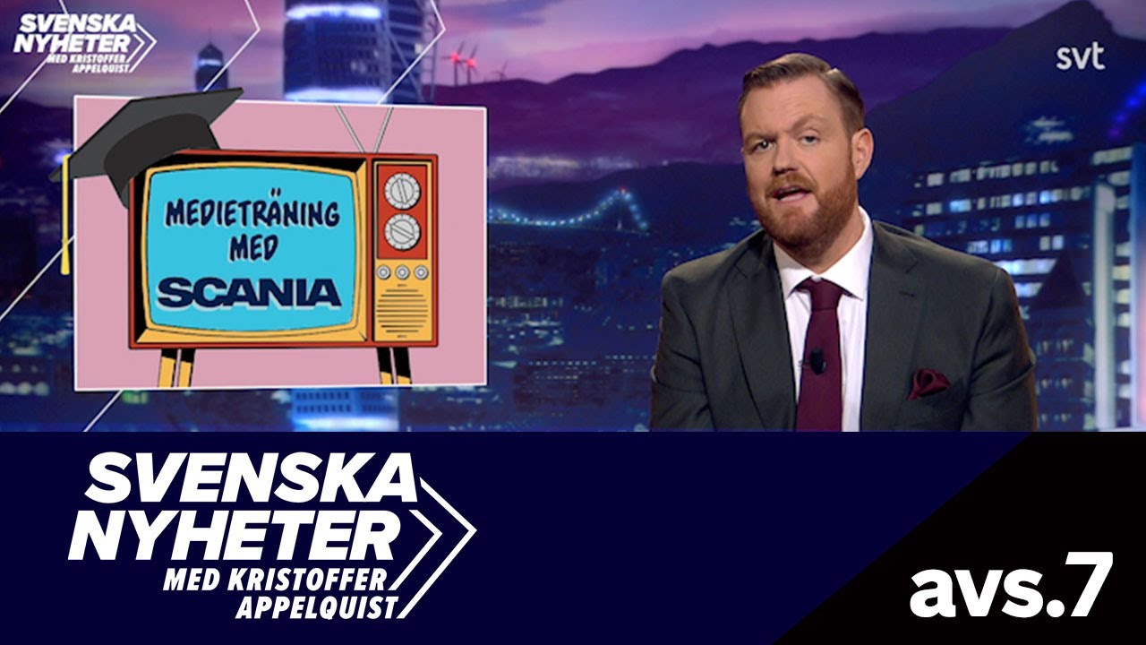 Svenska nyheter - Medieträning med Scania