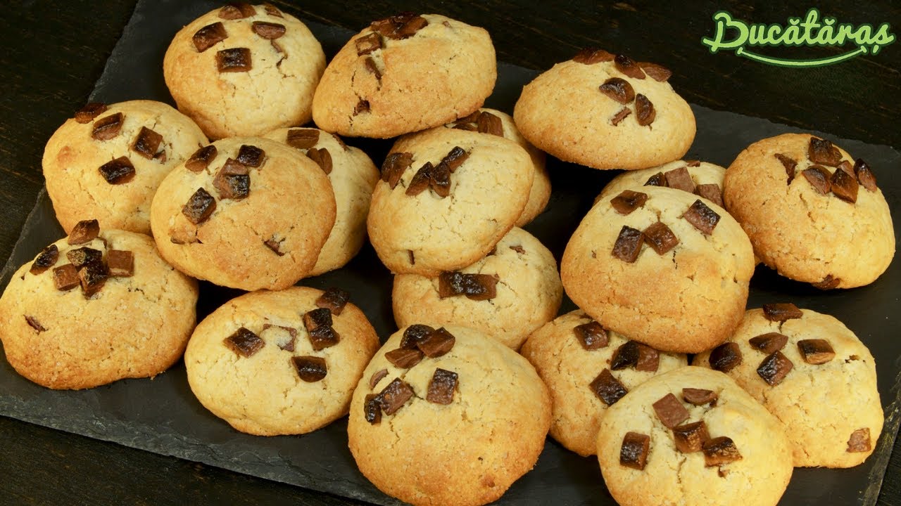 Cea mai delicioasa reteta de biscuiti cu unt si ciocolata🍪 | Bucataras TV