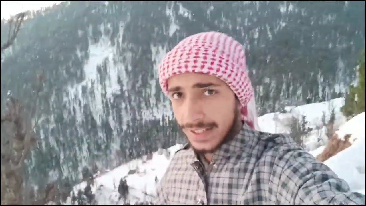 “Enjoying the beautiful snowfall” Baraf Ma Enjoy 🙂