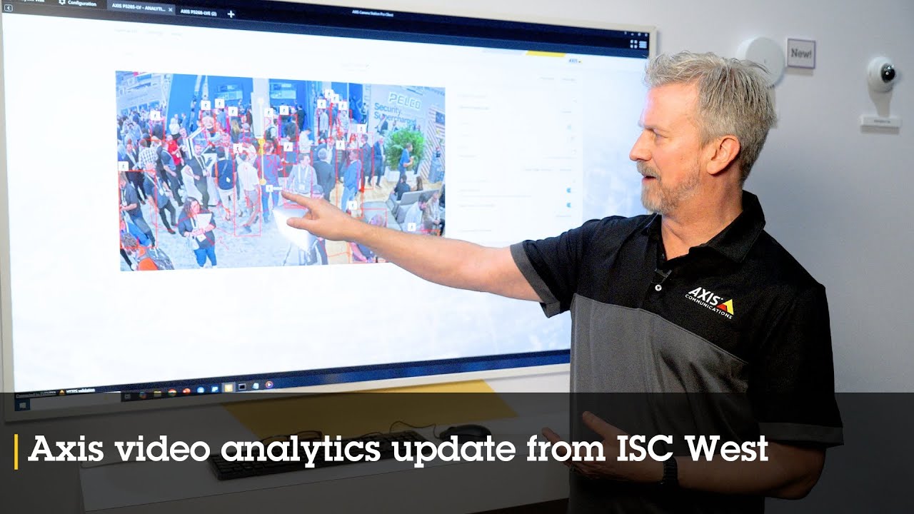 Axis video analytics update from ISC West
