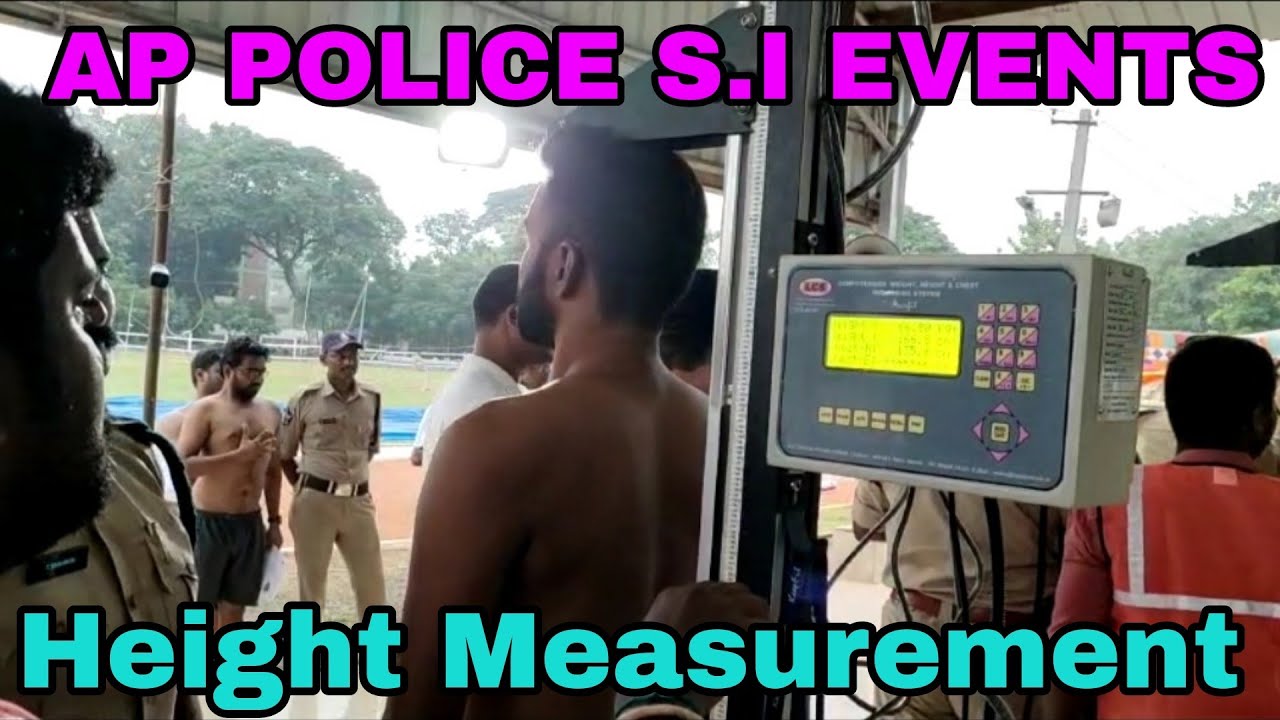 AP POLICE S.I EVENTS Height Measurement #appolice #apslprb #apconstable #apsi #appc #apslprb