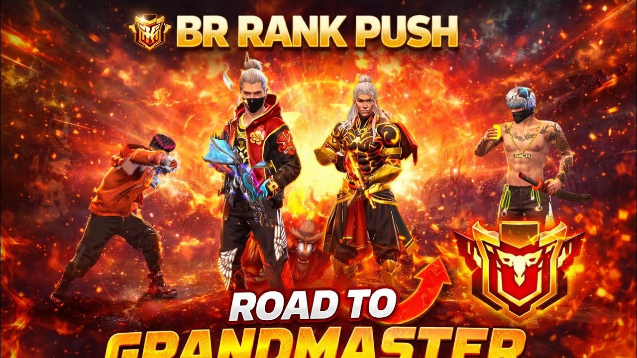 BR Rank Push Road To GRANDMASTER Random Bando k sath