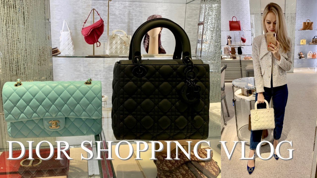 DIOR SHOPPING VLOG | Roger Vivier Shoes UNBOXING
