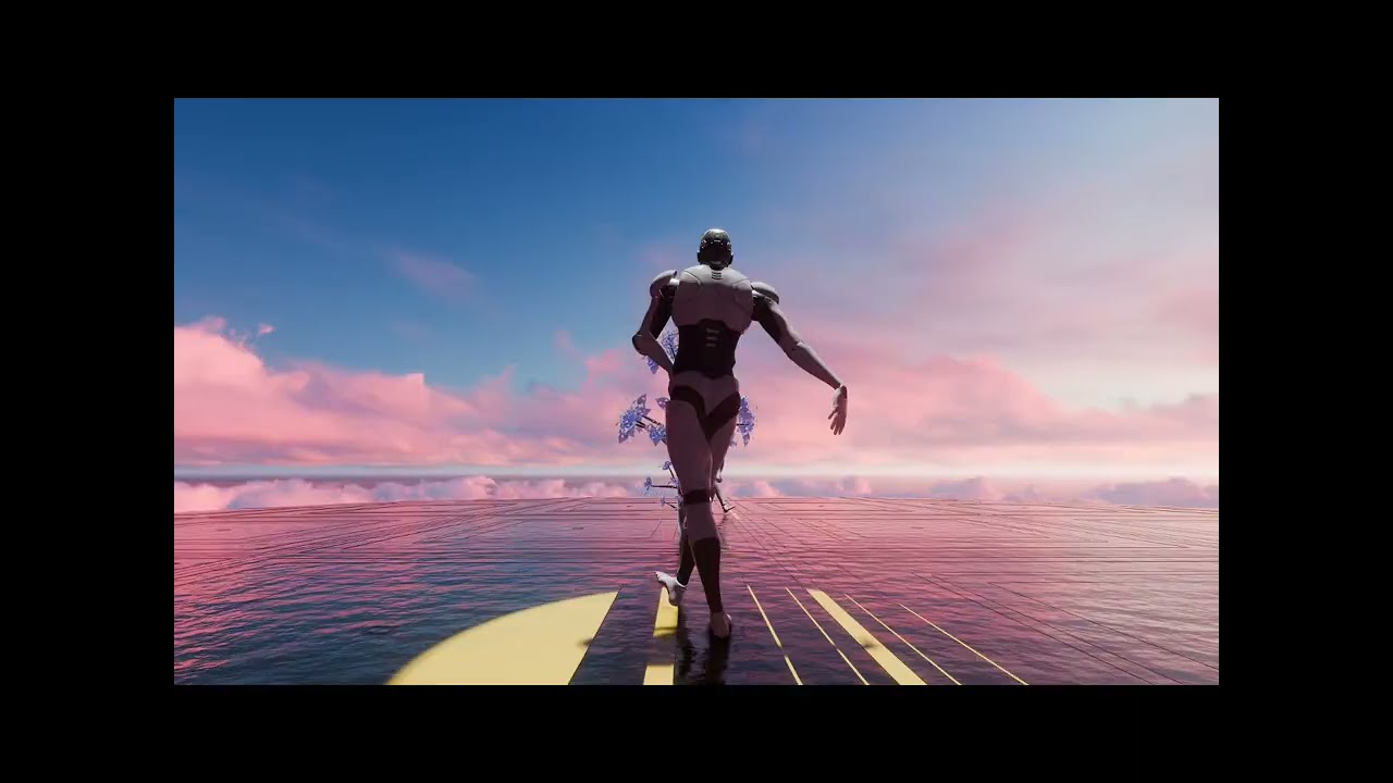 Futuristic Robot Dance Visuals | HD Party & DJ Background