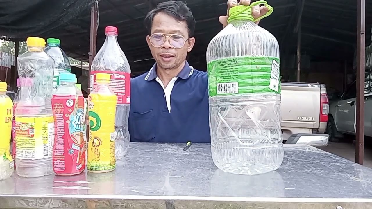 วิธีคัดแยกขวดพลาสติก
