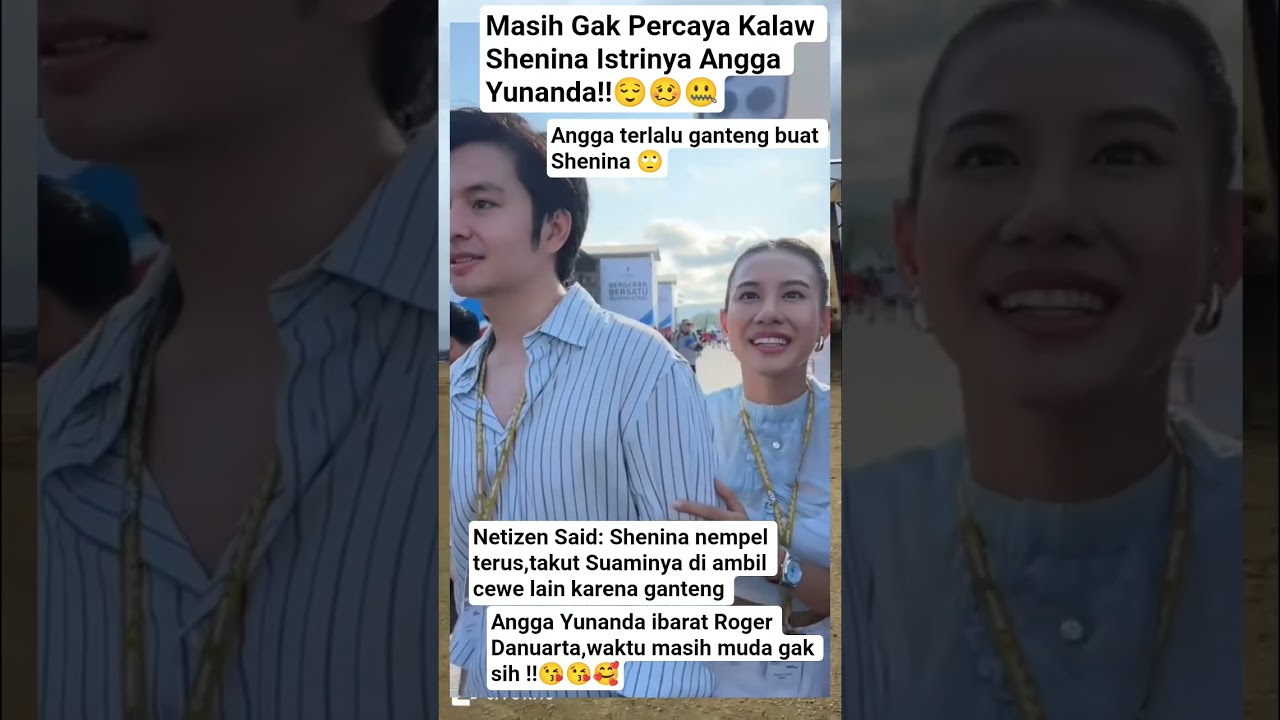 Шенина продолжает придерживаться Ангга Юнанды😰 🙄#viralvideo#anggayunanda#sheninacinnamon#shortvideo