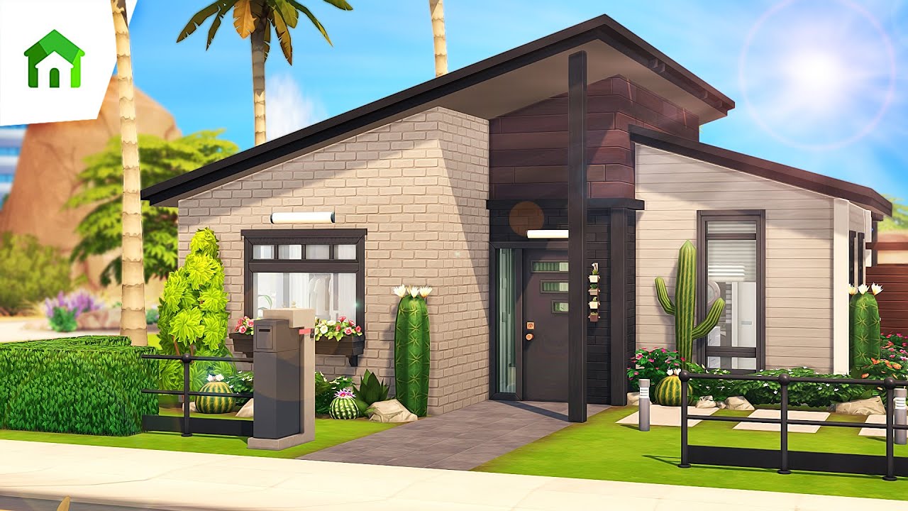 LUXURIOUS TINY HOUSE 🎍 | The Sims 4: Tiny Living | Speed Build
