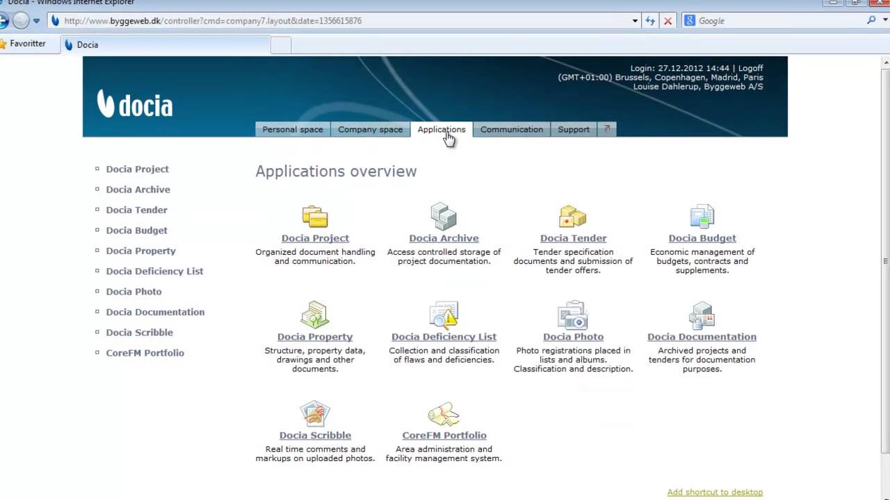 Introduction to Docia