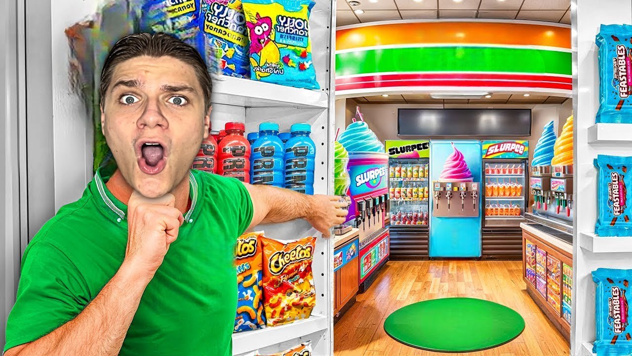 Jag byggde en HEMLIG BUTIK I mitt hus