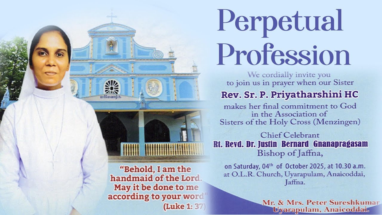 Perpetual Profession Rev. Sr. P. Priyatharshini HC