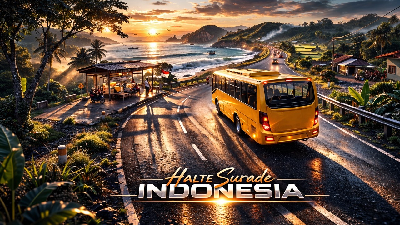 Halte Surade indonesia | Map iCRF Reworked | ETS2 v1.57.2.4s | Euro Truck Simulator 2(No Commentary)