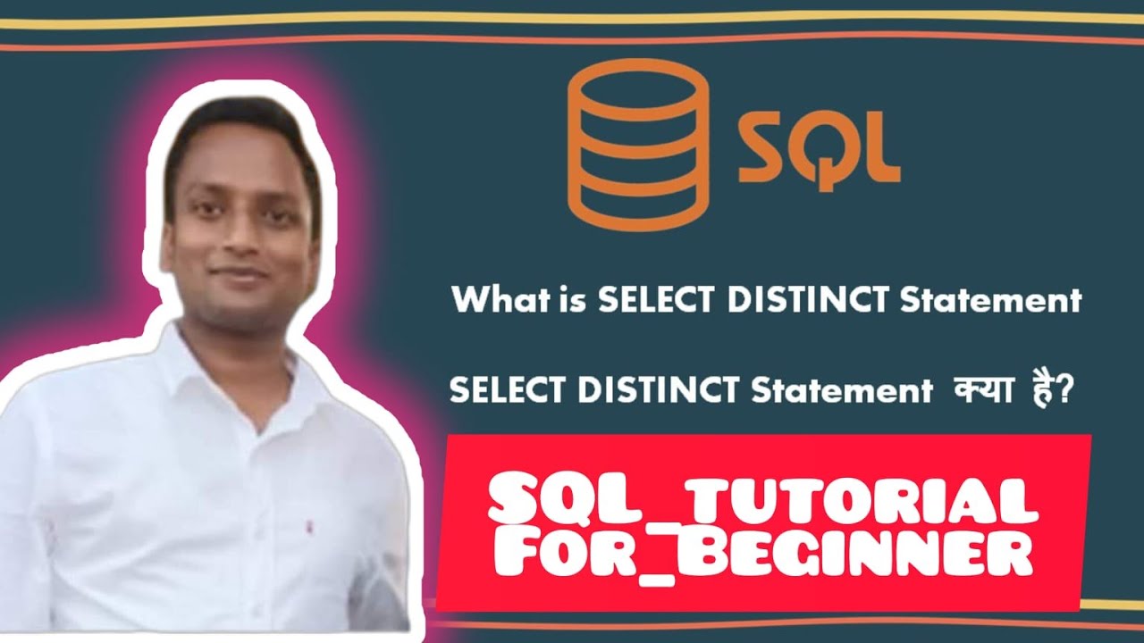 SQL SELECT DISTINCT | with Example |SELECT DISTINCT in SQL (Hindi)