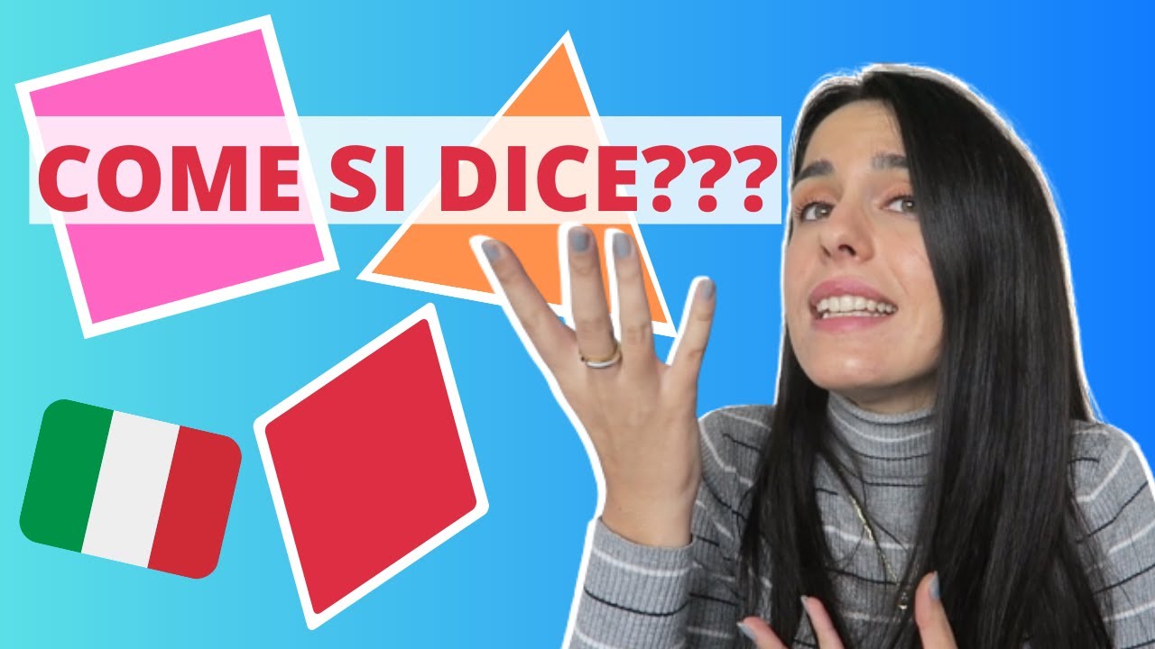 SHAPES - ITALIAN VOCABULARY