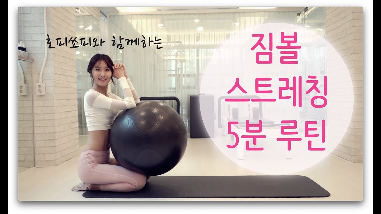 짐볼 스트레칭 5분 루틴(통합편)