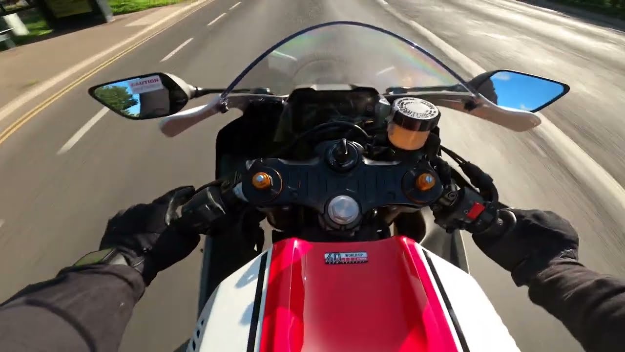 Yamaha R7 First Ride | First Time On A Sportbike | Akrapovic GYTR Exhaust