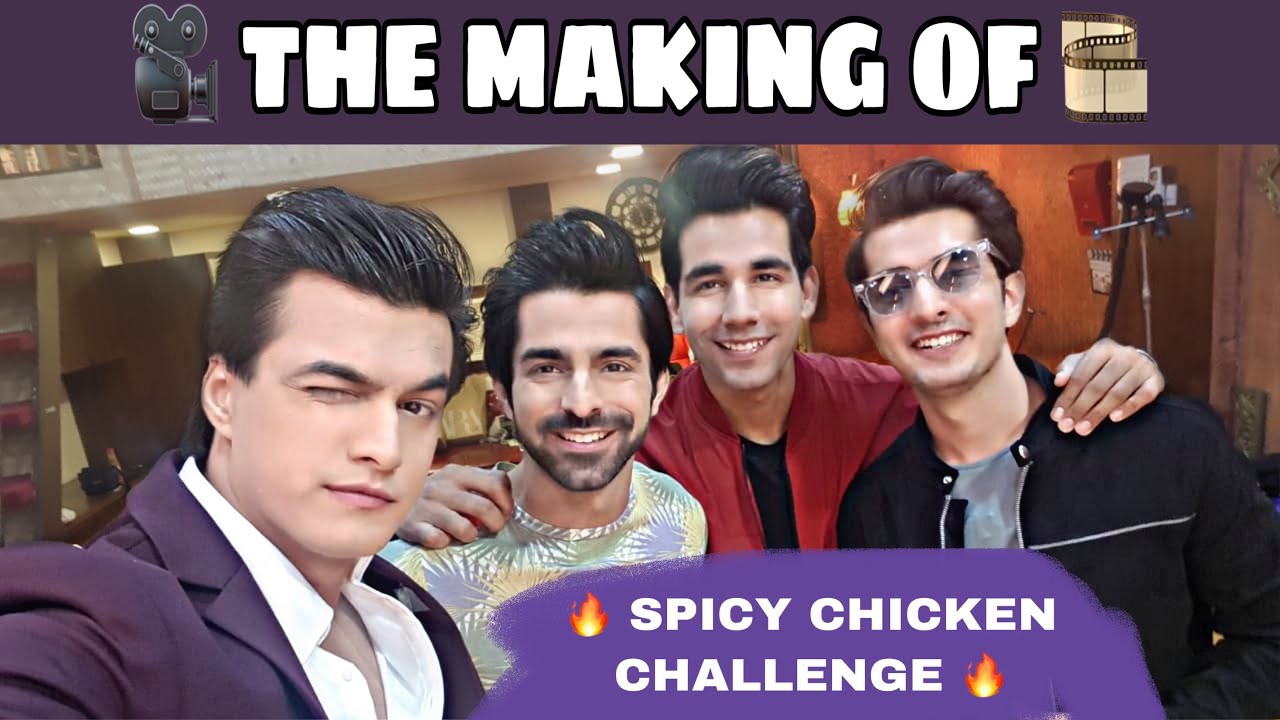 Spicy Chicken Challenge Ft Mohsin Khan and RiMoRav Vlogs | Behind The Scenes