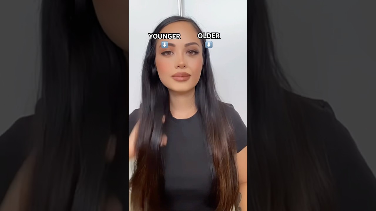 How to look older vs younger with makeup #makeup #makeuptips #older #young #makeuptransformation