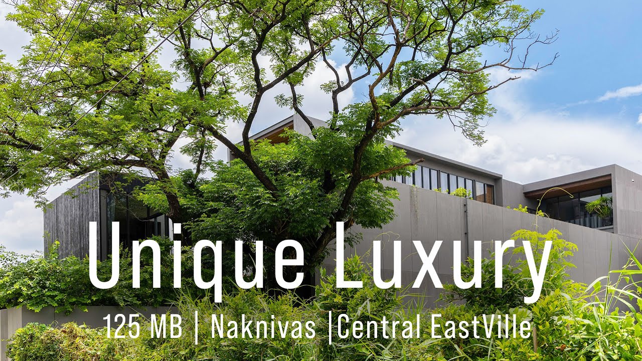 บ้านหรู 3 ชั้น Unique Luxury บนทำเลนาคนิวาส ใกล้ Central Eastville พร้อมเฟอร์ครบครัน ราคา 125 ล้าน