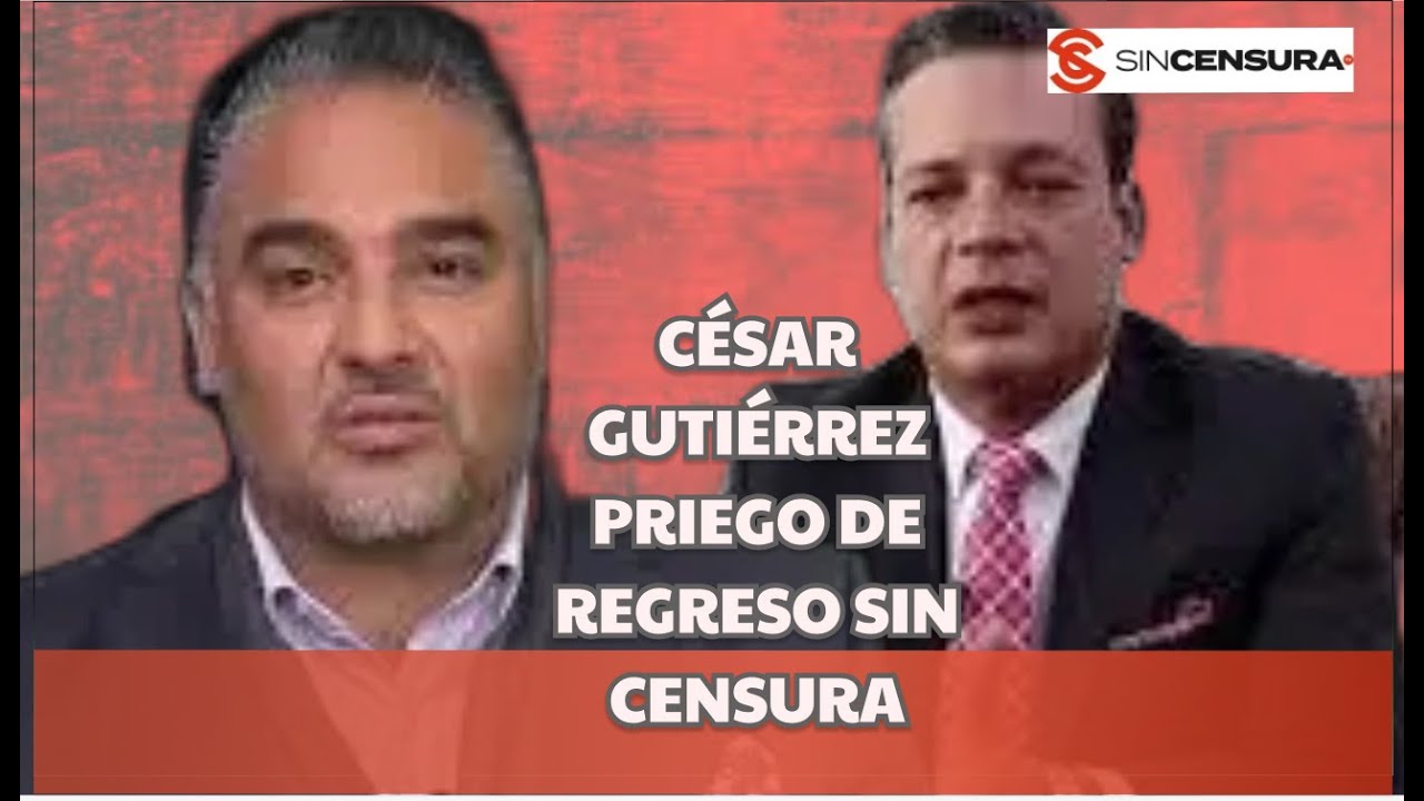 C&Eacute;SAR GUTI&Eacute;RREZ y VICENTE SERRANO &iquest;ENOJADOS?