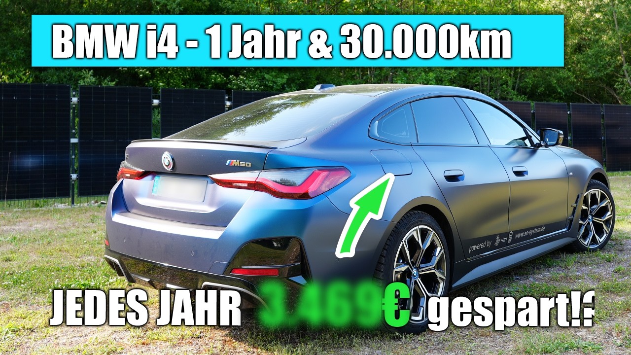 BMW i4 M50 – 30.000km & 1 Jahr – Überraschende Unterhaltskosten!