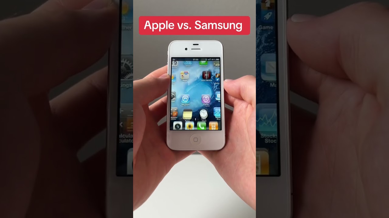 2010: iPhone 4 vs. Samsung s1 #iphone #ios #samsunggalaxy #smartphone