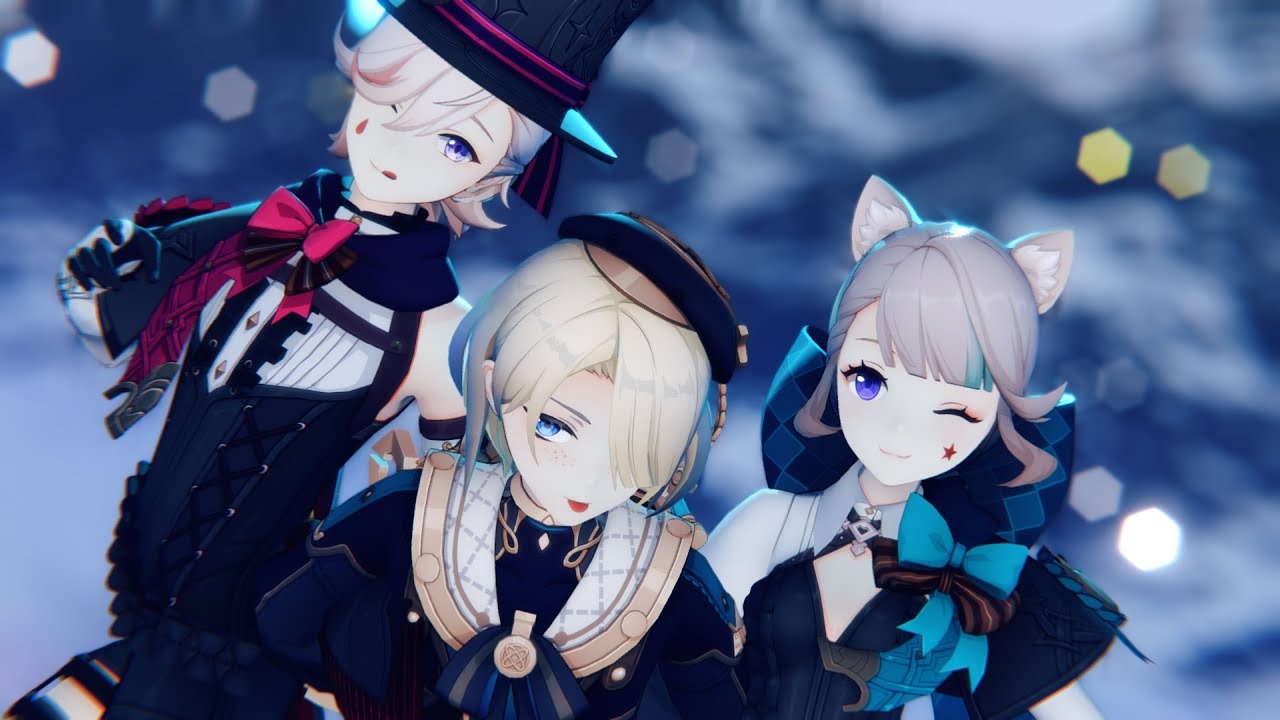 [ MMD / Genshin Impact ] Beat Eater [ Lyney & Lynette & Freminet ]