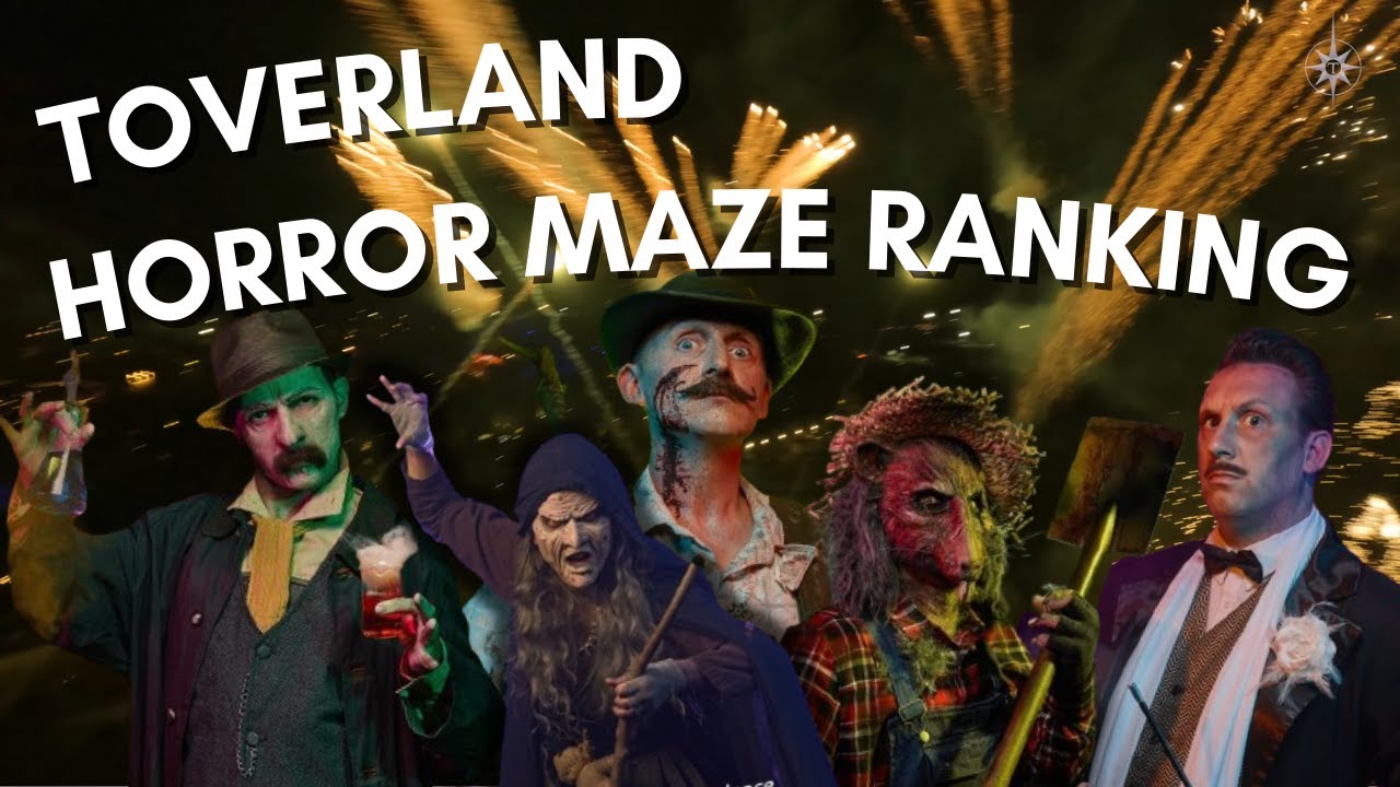 Die BESTEN Halloween Mazes im TOVERLAND 2023! - Ranking