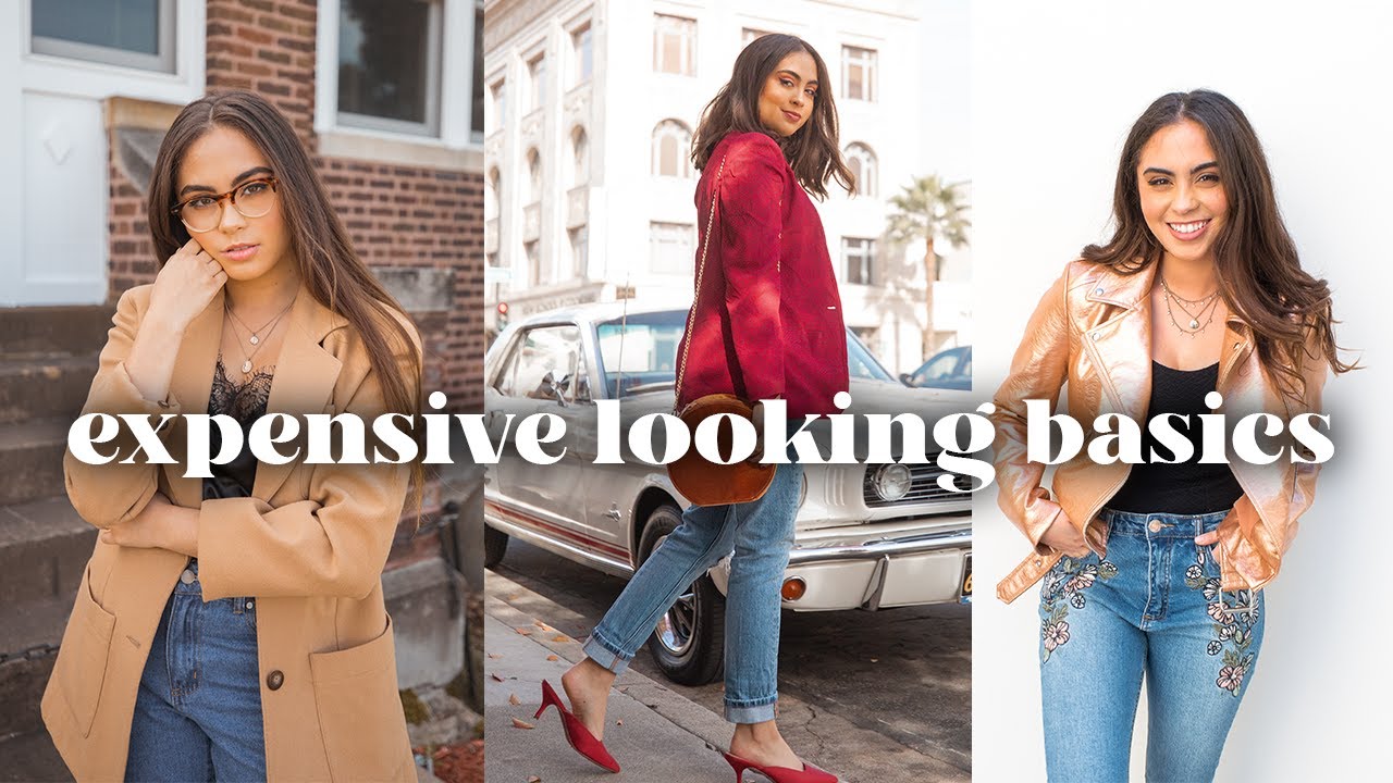 LOOK EXPENSIVE + STYLISH WITH THESE 7 ELEVATED BASICS ♡