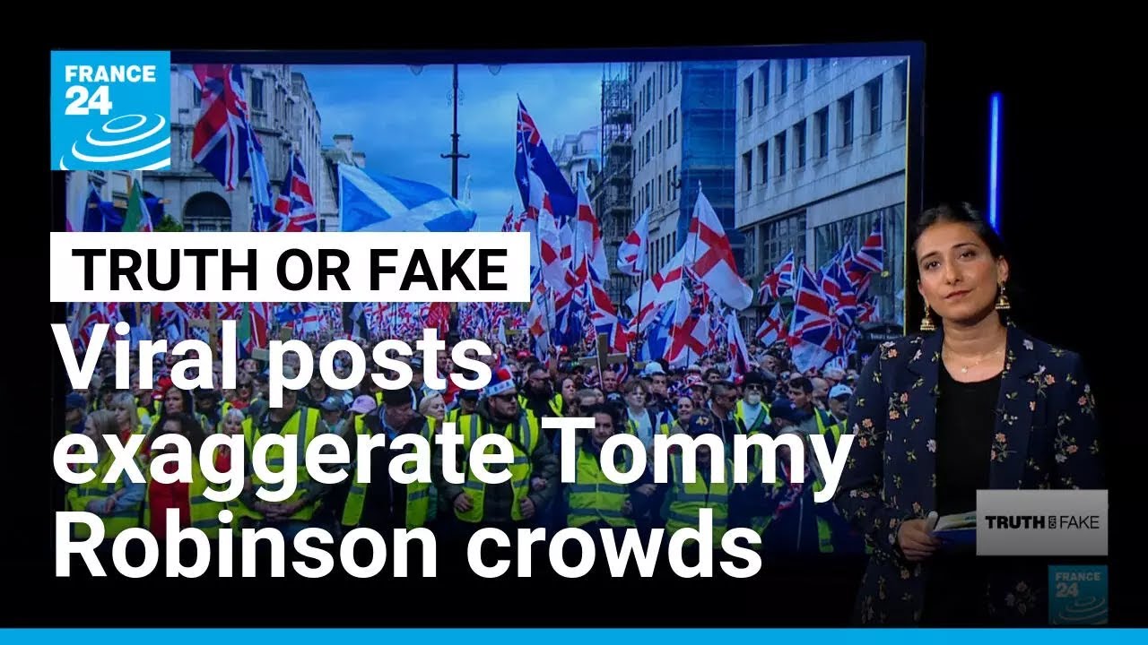 UK far-right rally: &lsquo;Unite the Kingdom&rsquo; turnout inflated by AI, recycled footage online